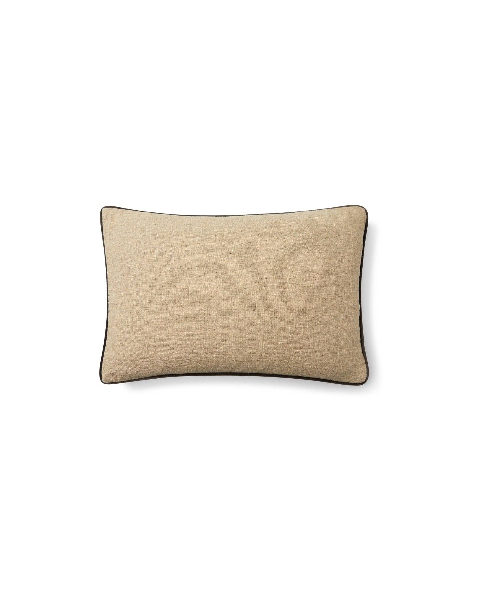 Bertie Small Oblong Cushion | Ramie Cotton | Natural