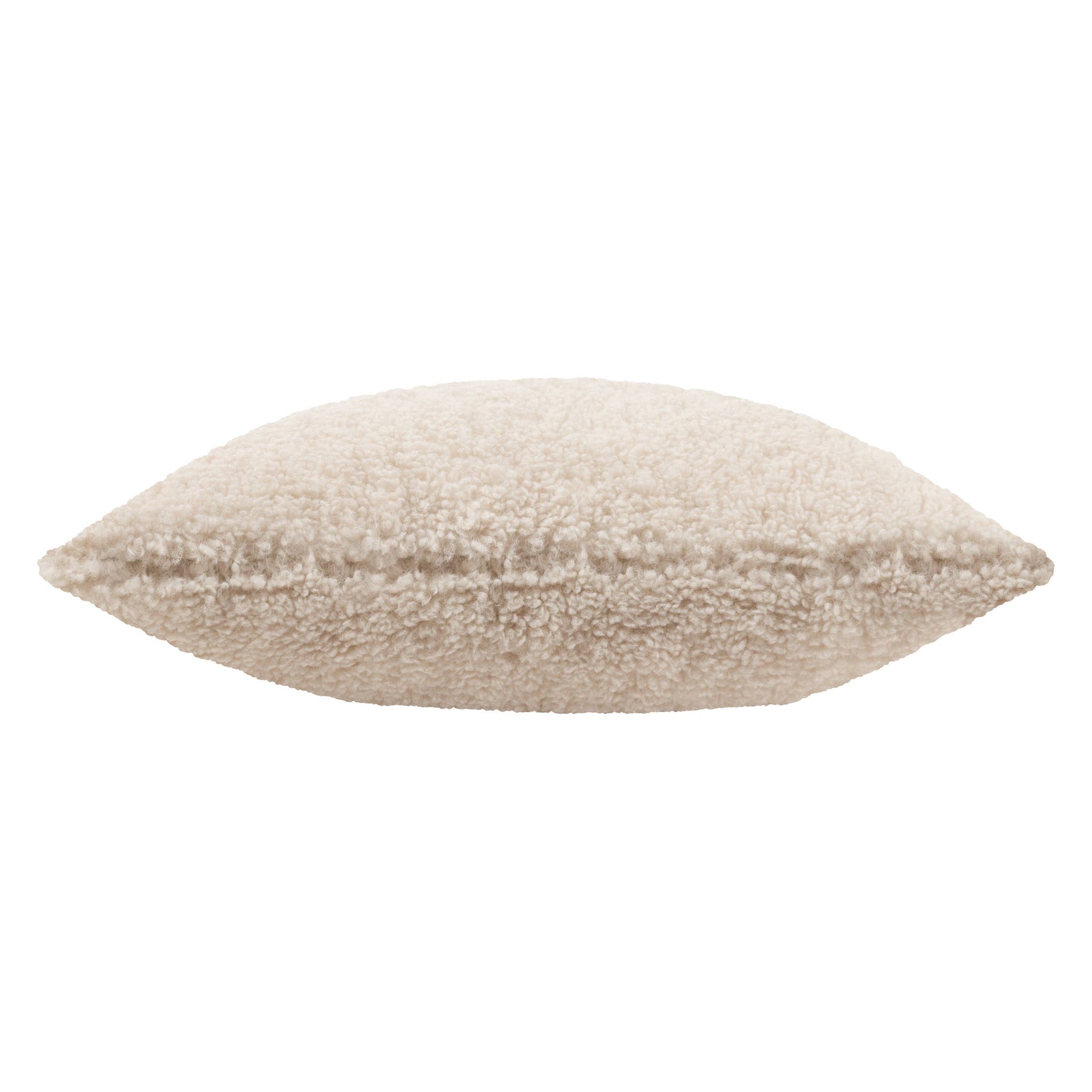 Olann Faux Shearling Cushion Natual: Natual / Feather Filled / 45 x 45cm