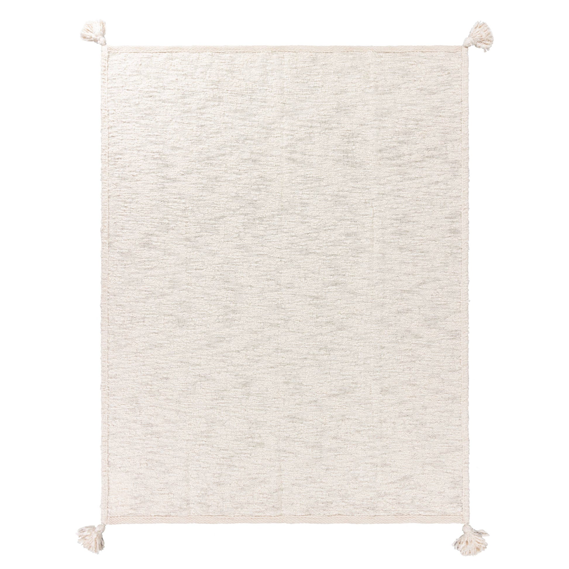 Heath Throw Ecru: Ecru / 130 x 180cm